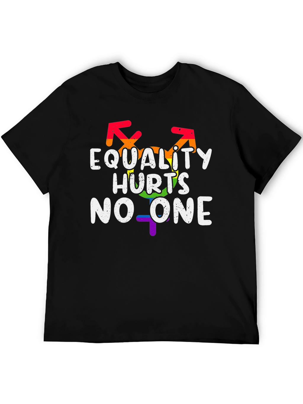 Equality Hurts No One LGBT Pride Graphic T-Shirt