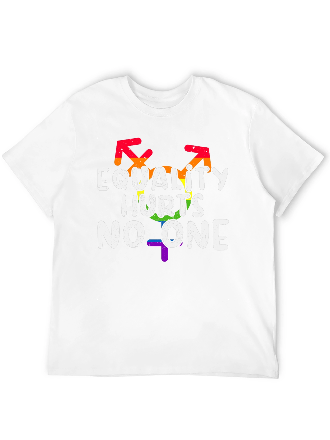 Equality Hurts No One LGBT Pride Graphic T-Shirt