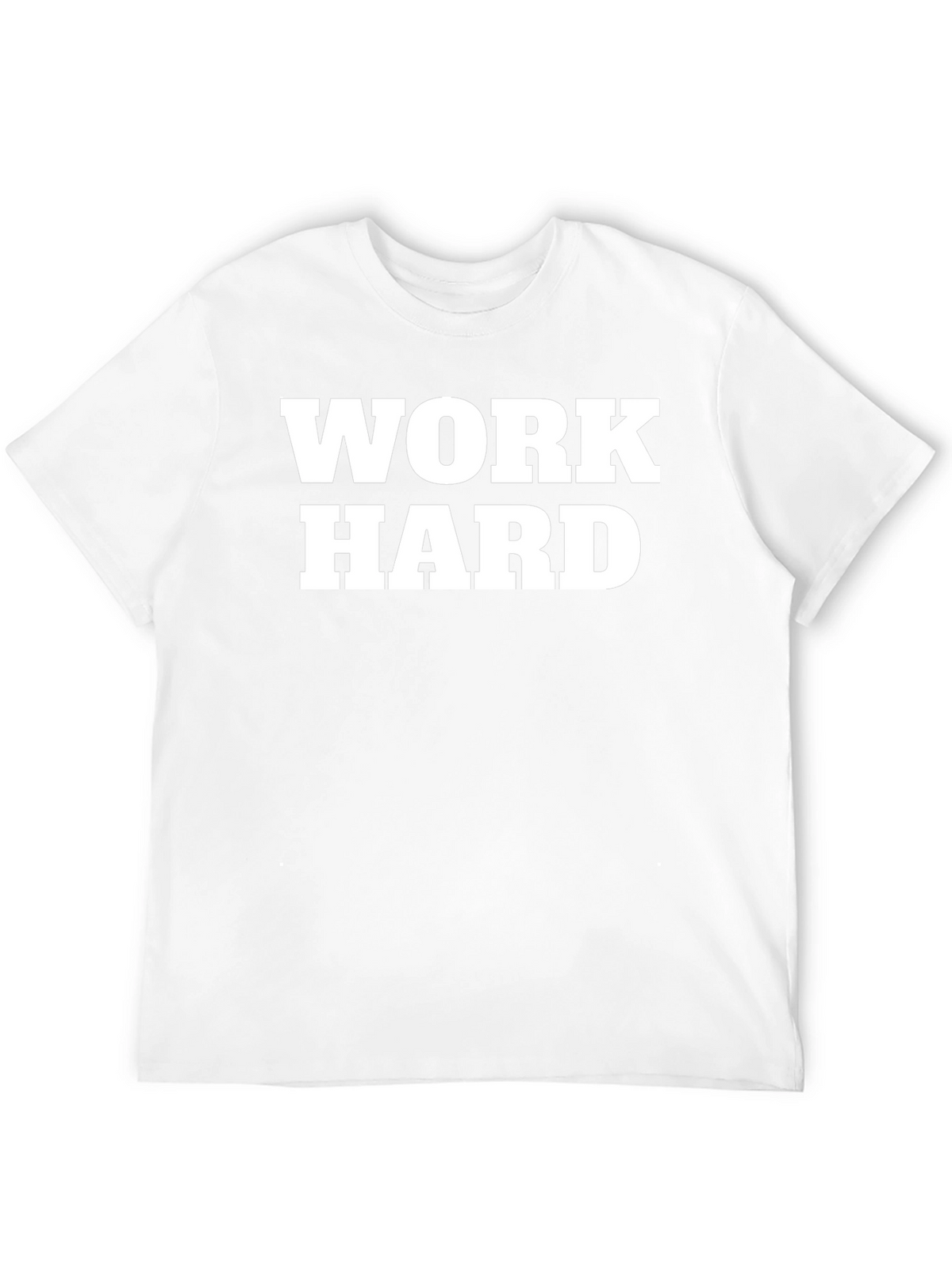 Work Hard Black Graphic T-Shirt