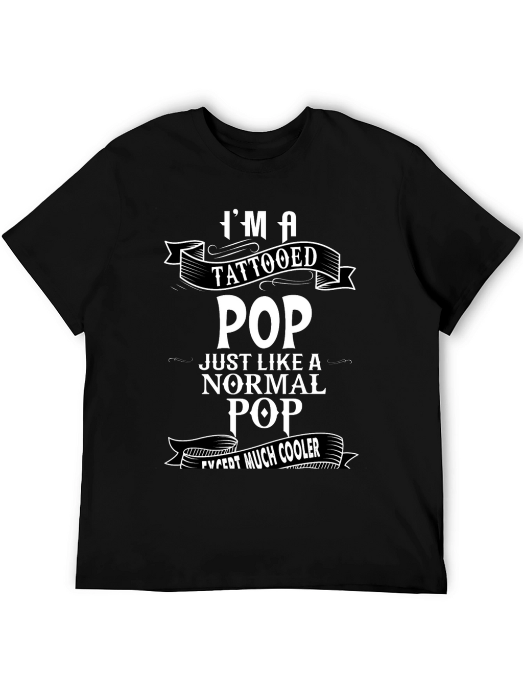 Tattooed Pop Graphic T-Shirt - Cool Fathers Day Gift