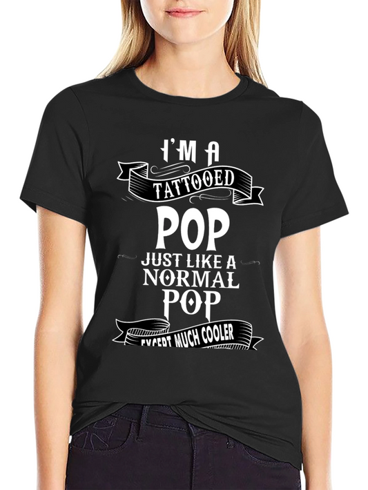 Tattooed Pop Graphic T-Shirt - Cool Fathers Day Gift