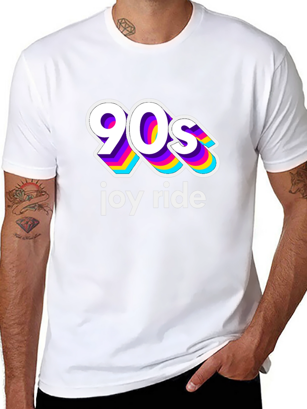 90s Joy Ride Graphic Tee - Retro Style