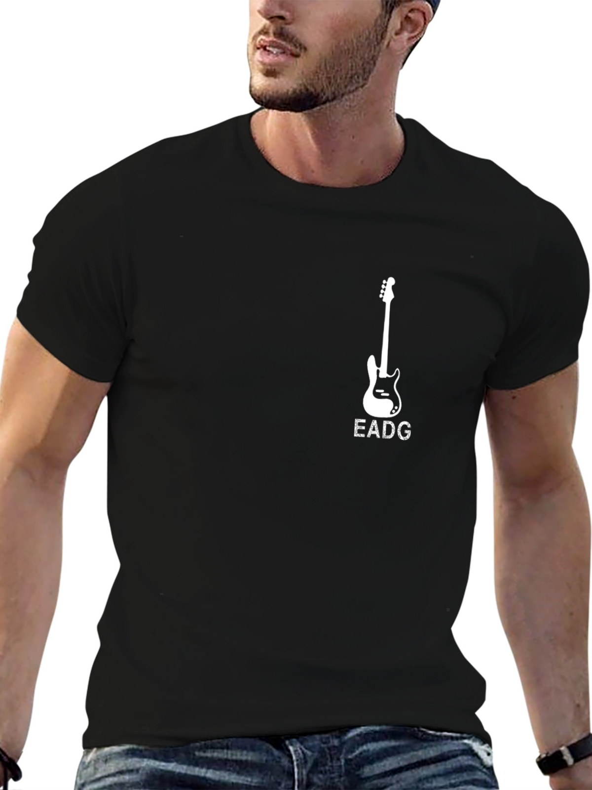 Guitar EADG T-Shirt - Musician Tee