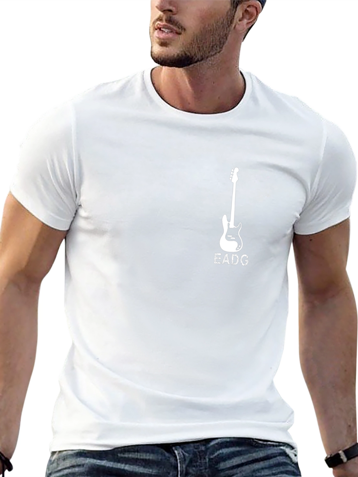 Guitar EADG T-Shirt - Musician Tee