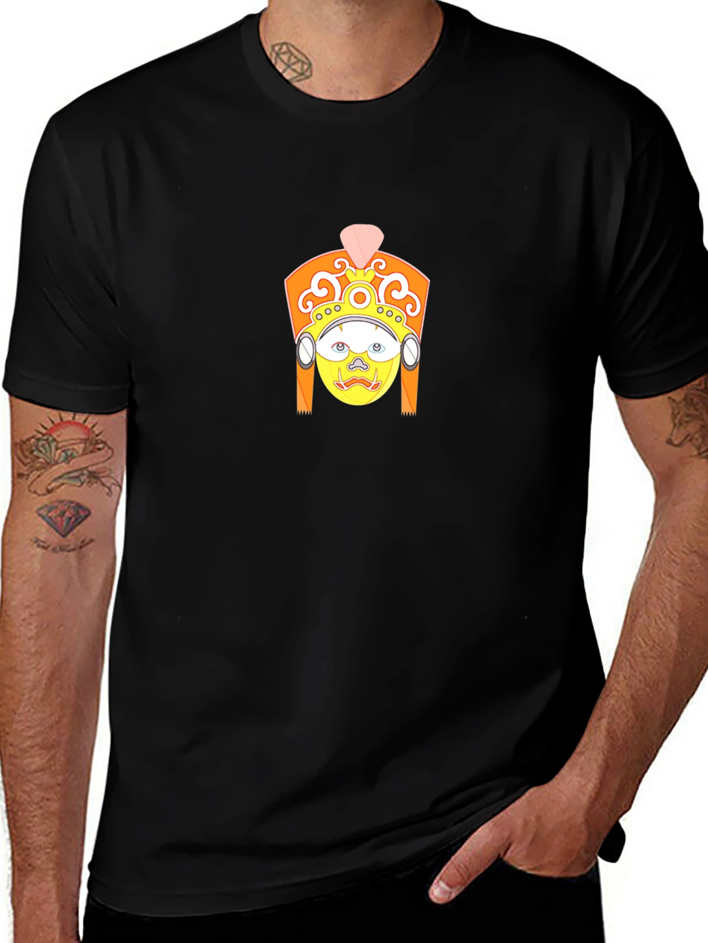Unique Graphic Tee - Stylish Black T-Shirt