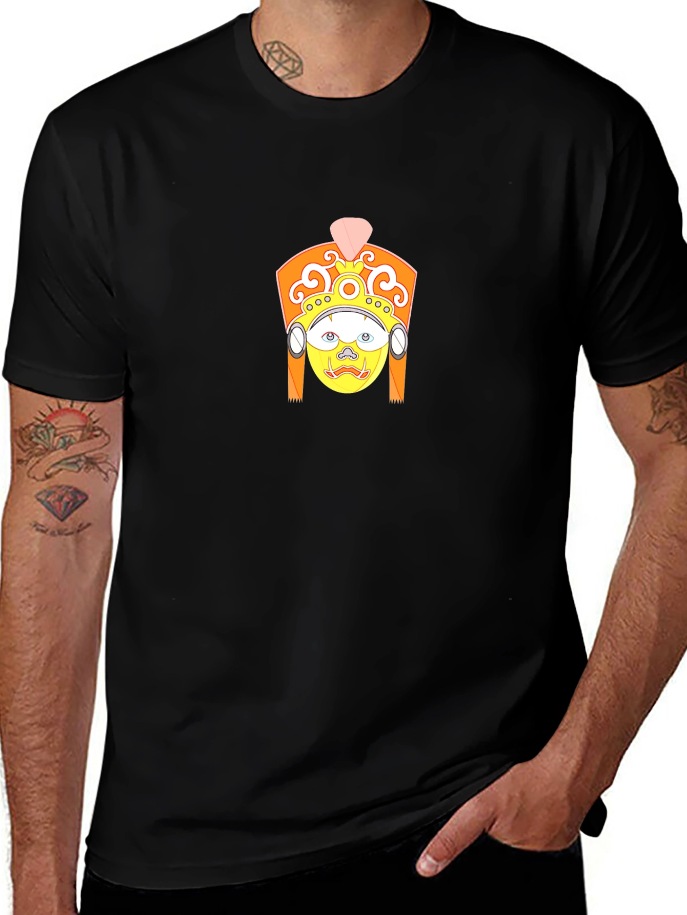 Unique Graphic Tee - Stylish Black T-Shirt