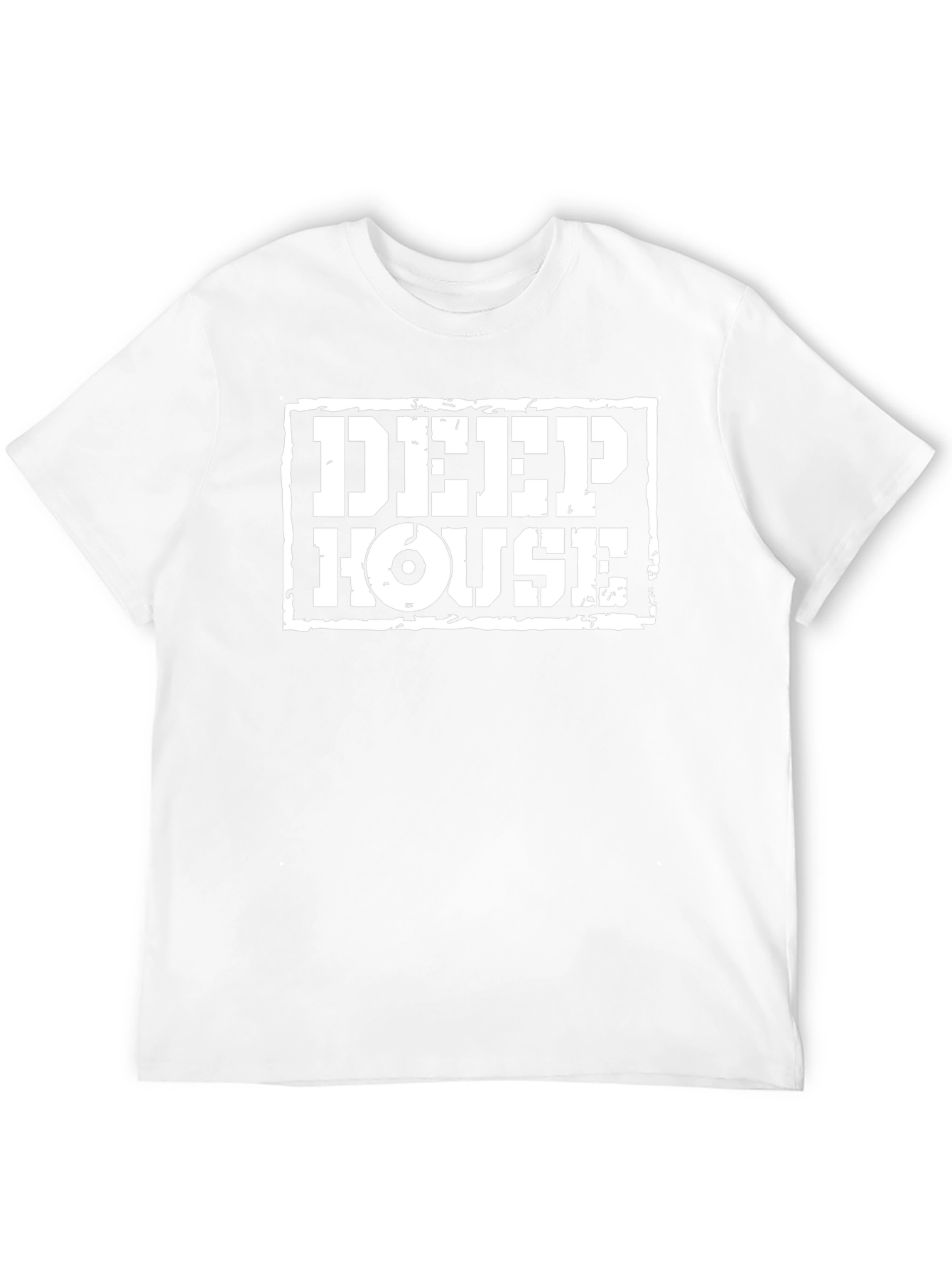 Deep House Black Graphic Tee Shirt