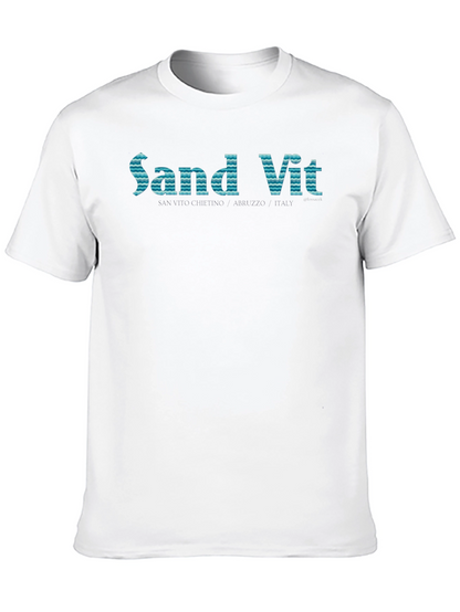Sand Vit Graphic Tee - Black Cotton T-Shirt