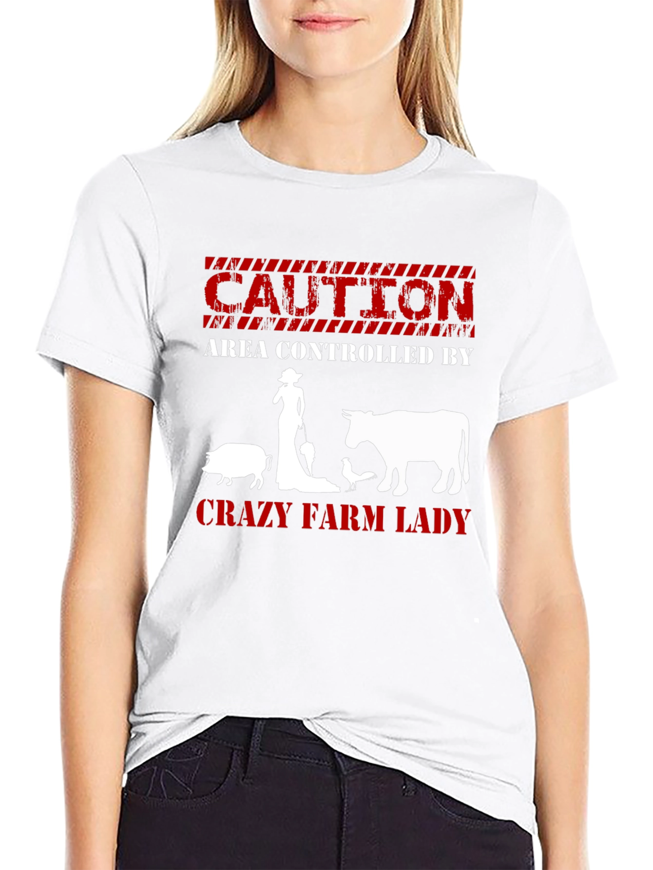 Crazy Farm Lady T-Shirt