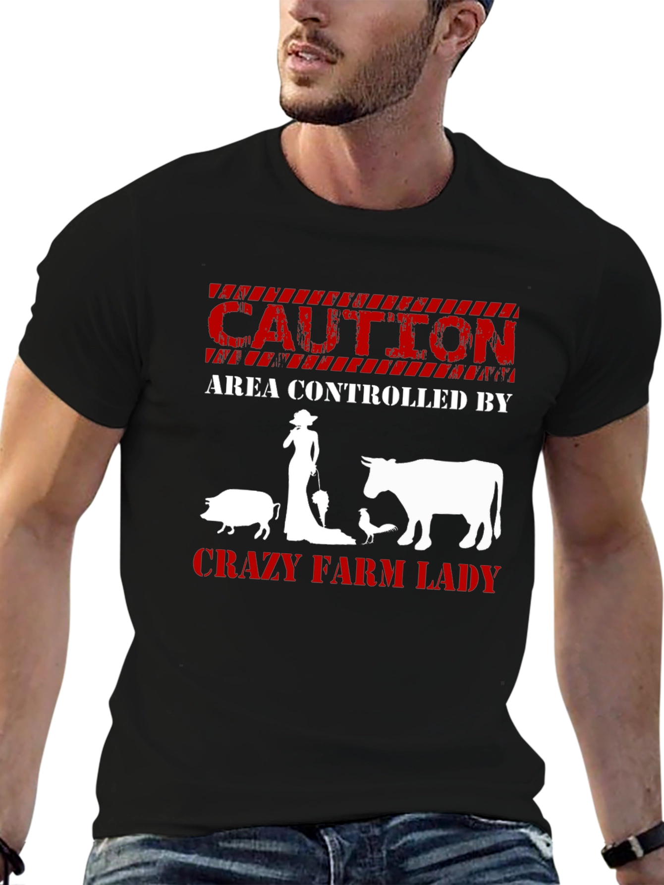 Crazy Farm Lady T-Shirt