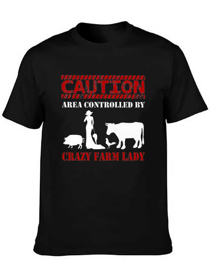 Crazy Farm Lady T-Shirt