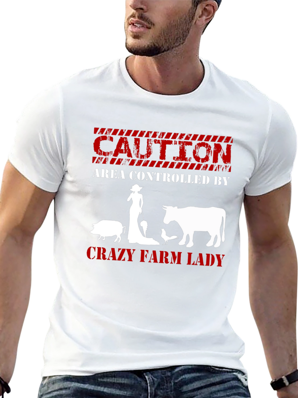 Crazy Farm Lady T-Shirt