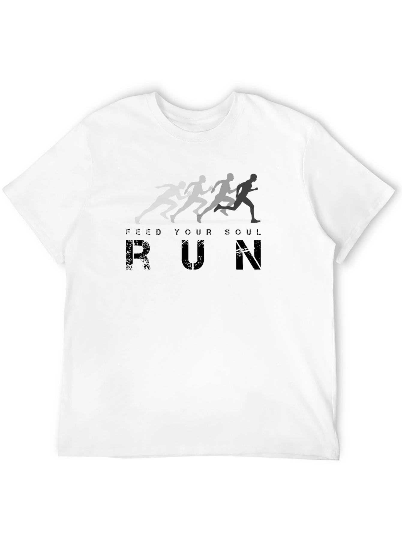 Feed Your Soul Run T-Shirt - Black