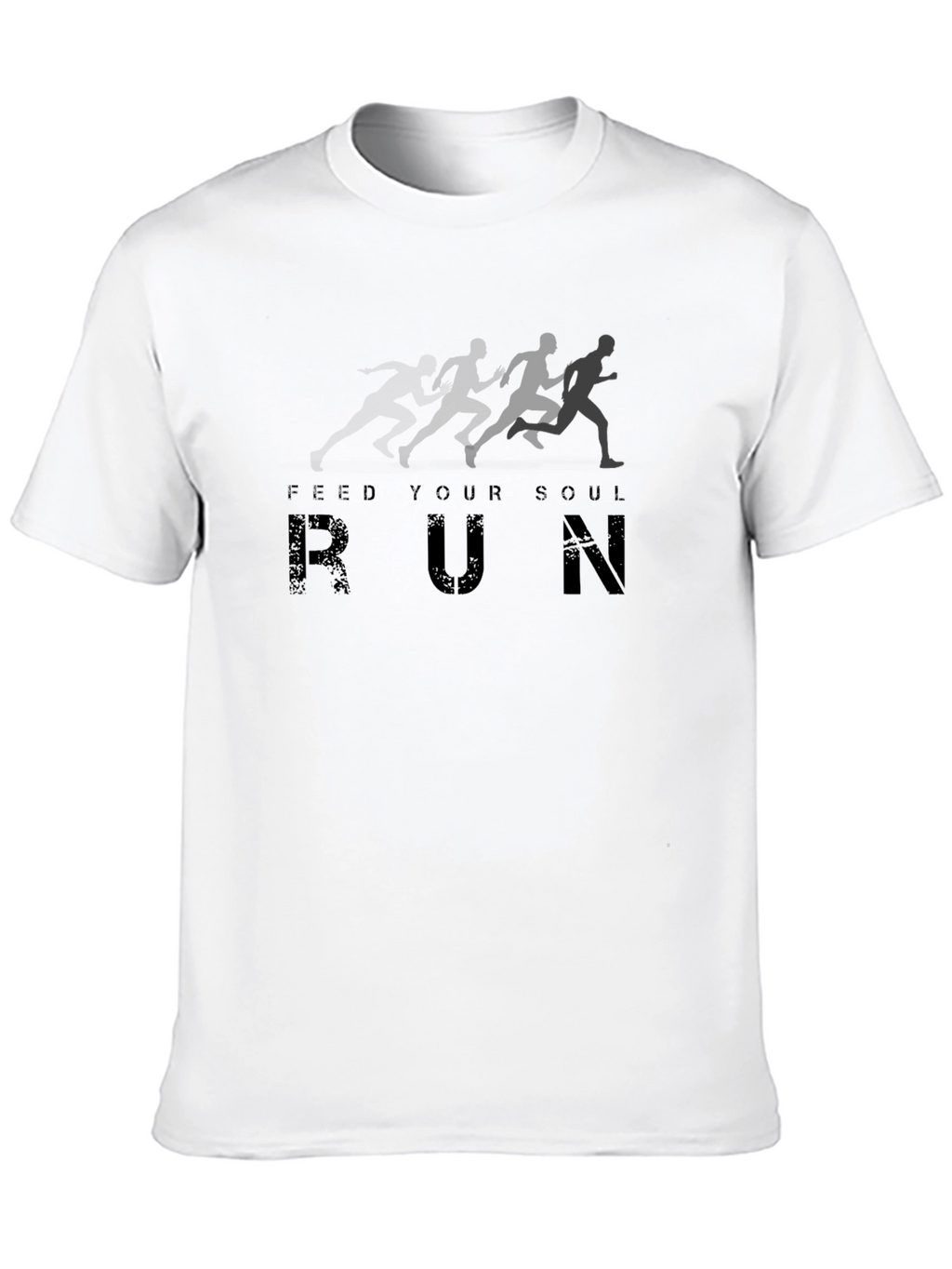 Feed Your Soul Run T-Shirt - Black