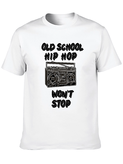 Old School Hip Hop Boombox Graphic Tee