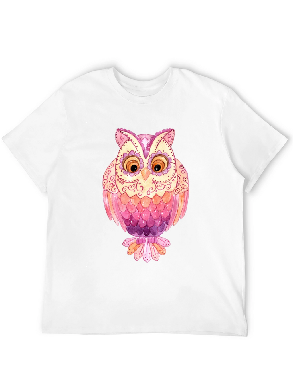 Owl Graphic T-Shirt - Mens Black Tee
