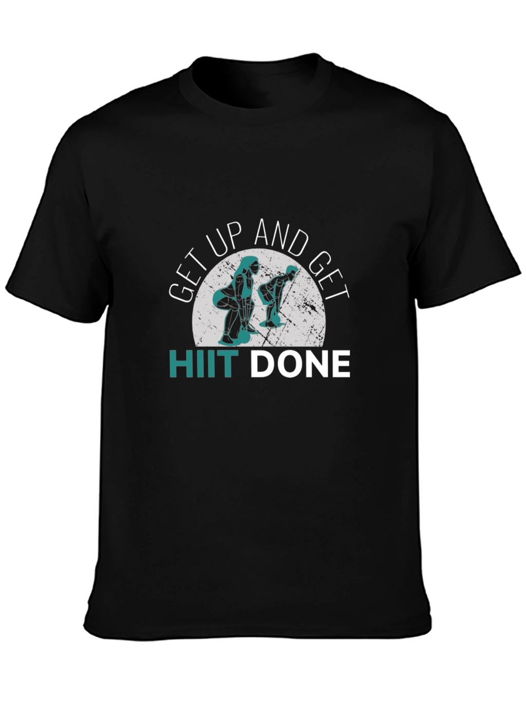 HIIT Done Black Graphic T-Shirt