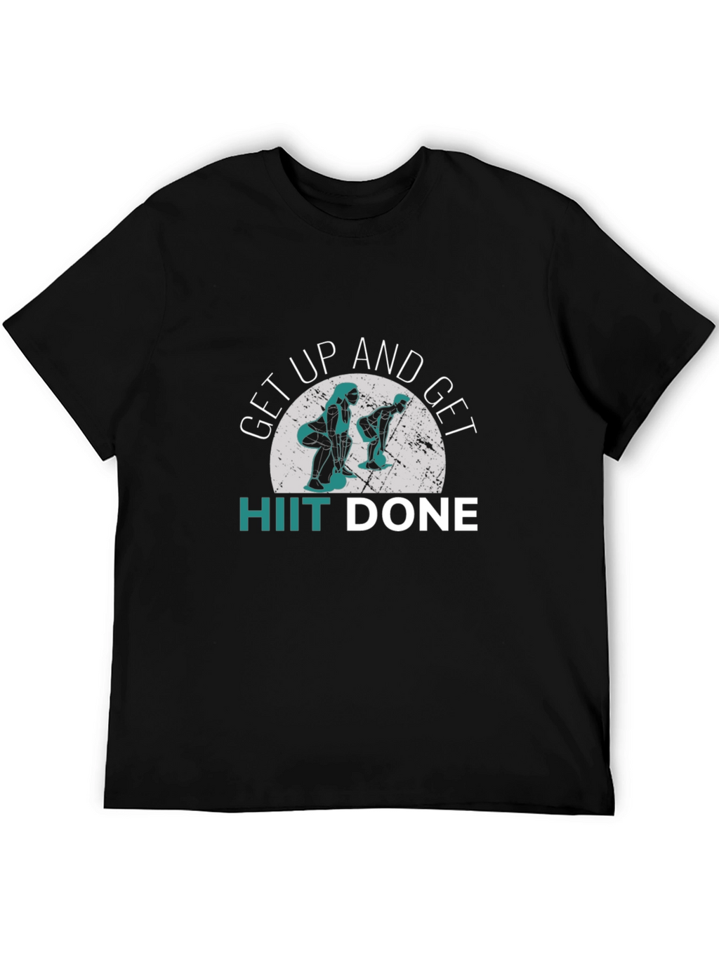 HIIT Done Black Graphic T-Shirt