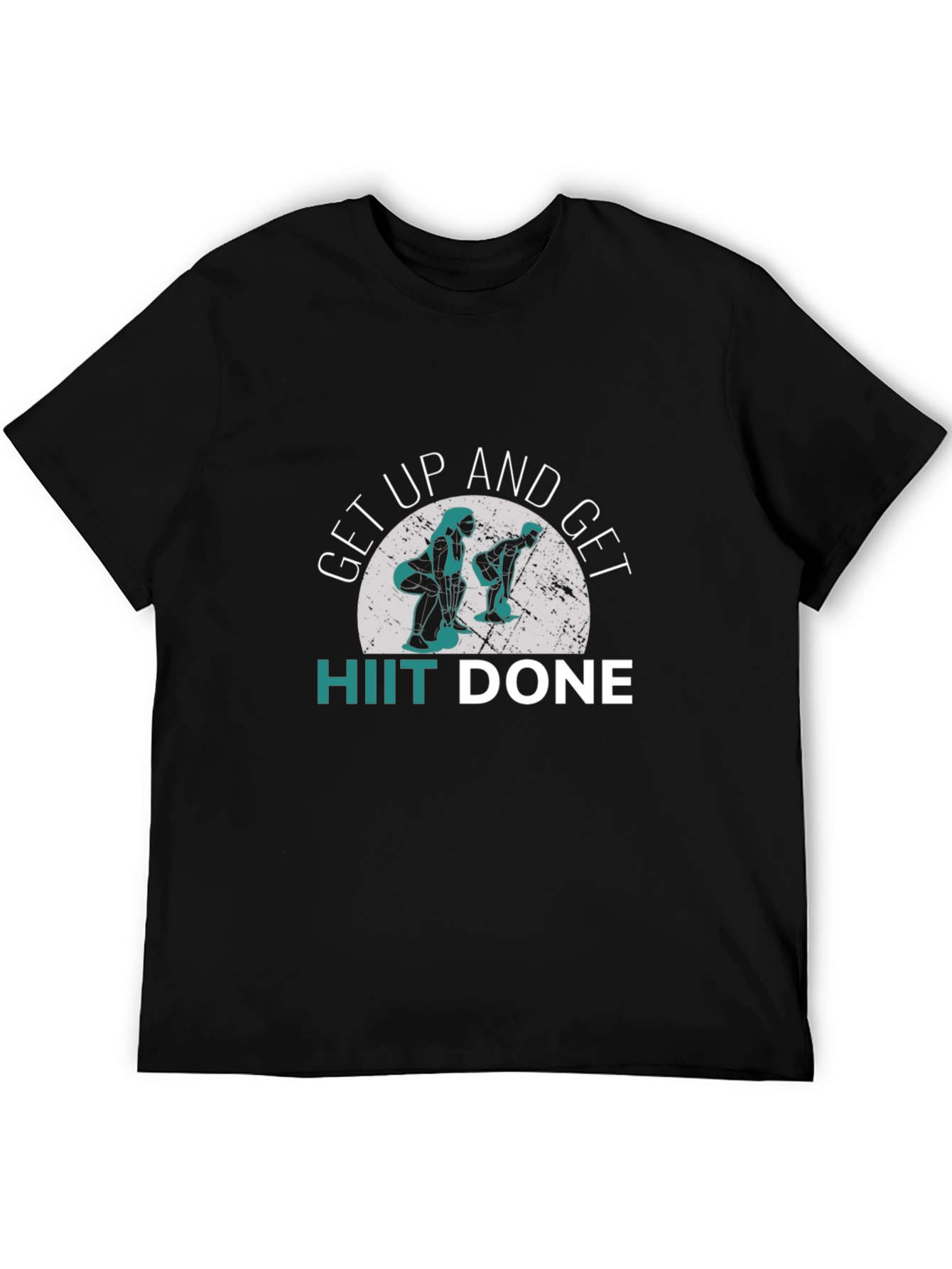 HIIT Done Black Graphic T-Shirt