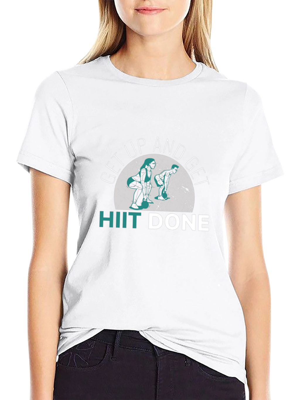 HIIT Done Black Graphic T-Shirt