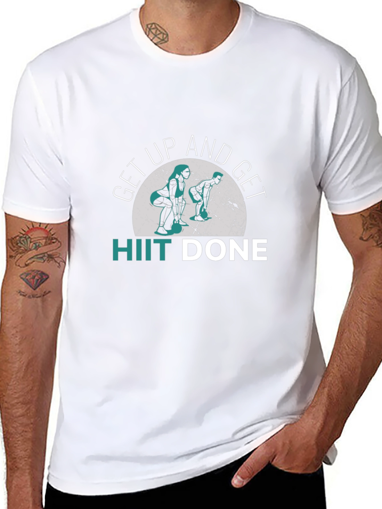 HIIT Done Black Graphic T-Shirt