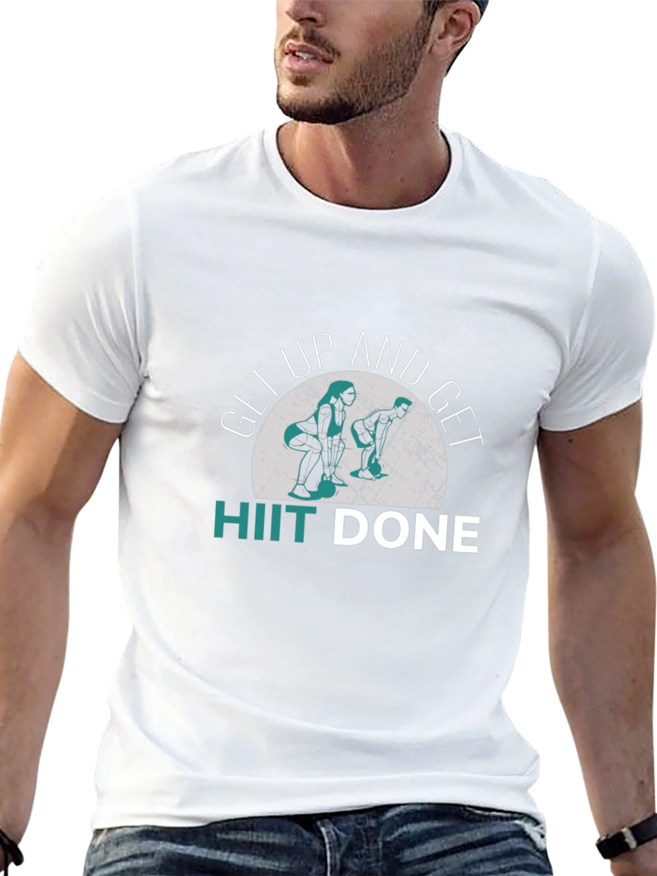HIIT Done Black Graphic T-Shirt