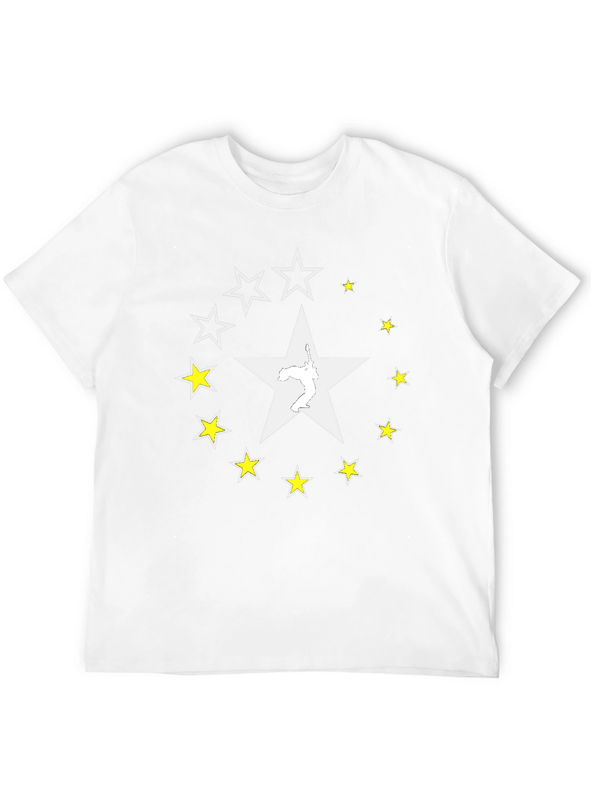 Star Circle Black T-Shirt