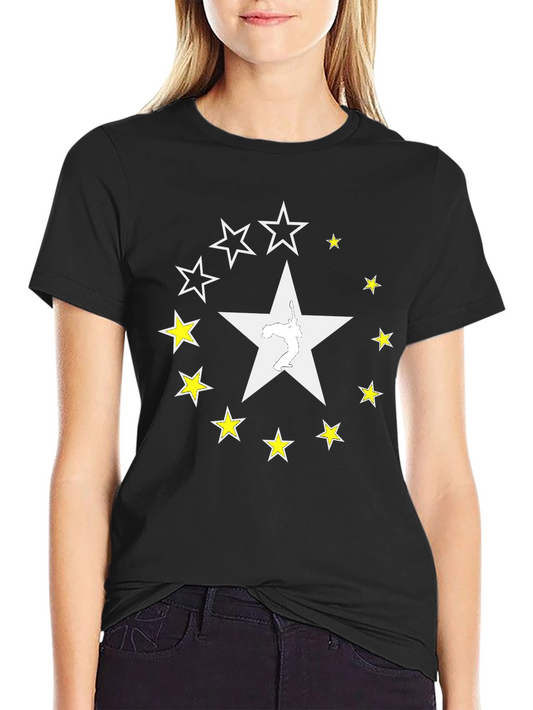Star Circle Black T-Shirt