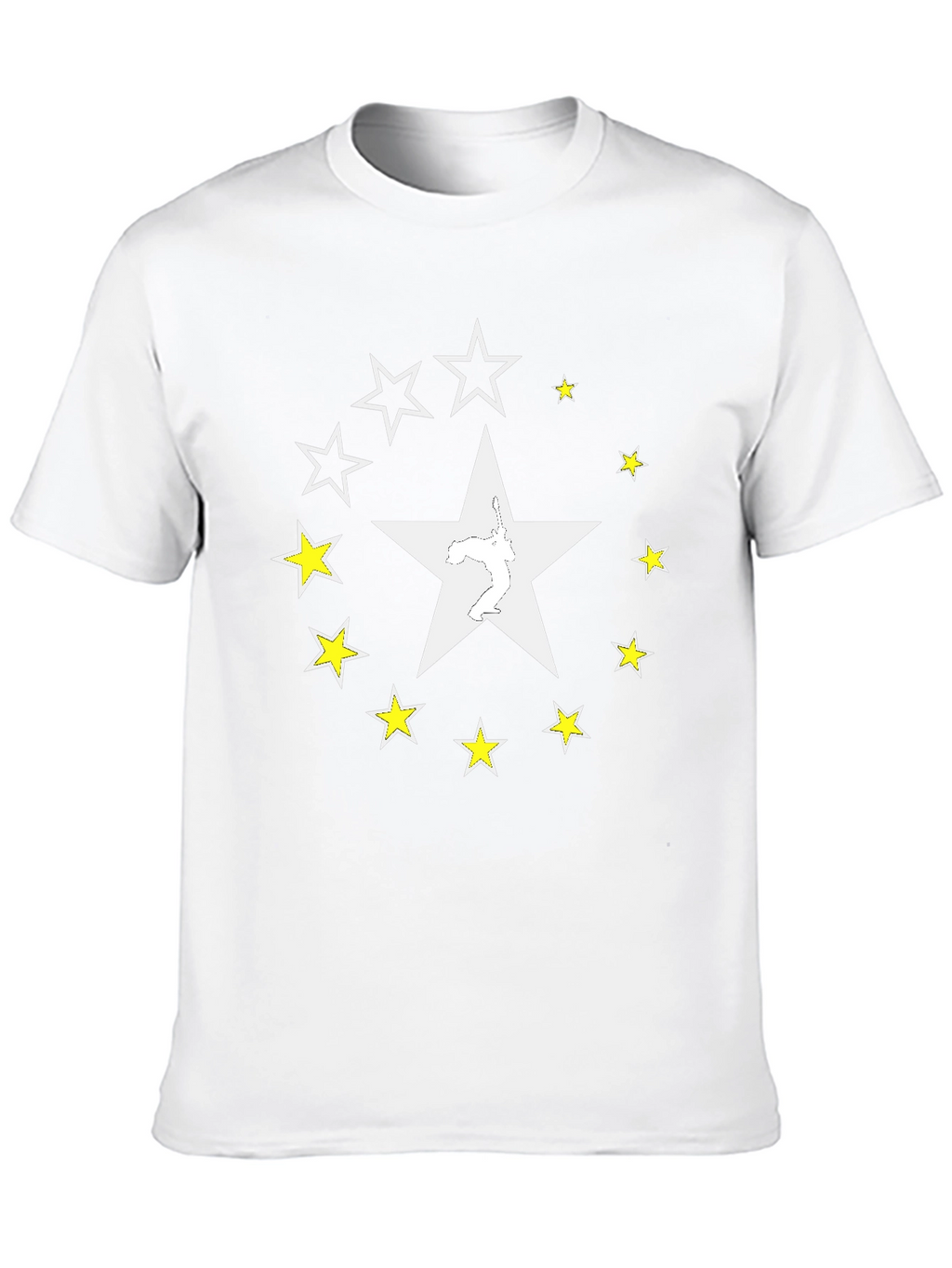Star Circle Black T-Shirt