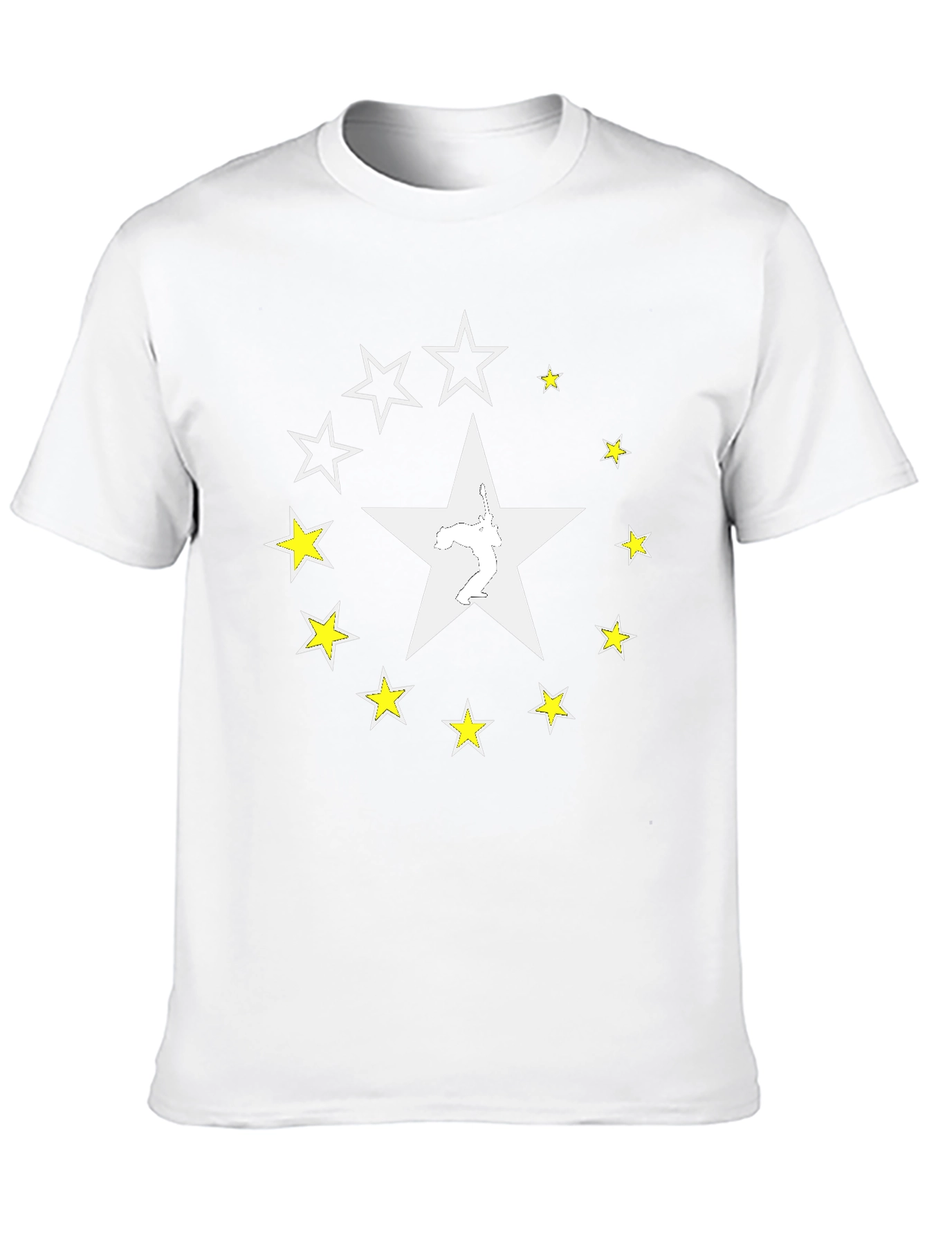 Star Circle Black T-Shirt