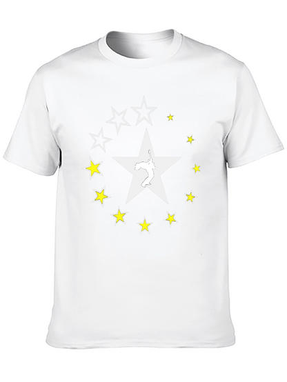 Star Circle Black T-Shirt
