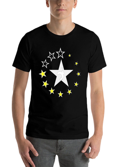 Star Circle Black T-Shirt
