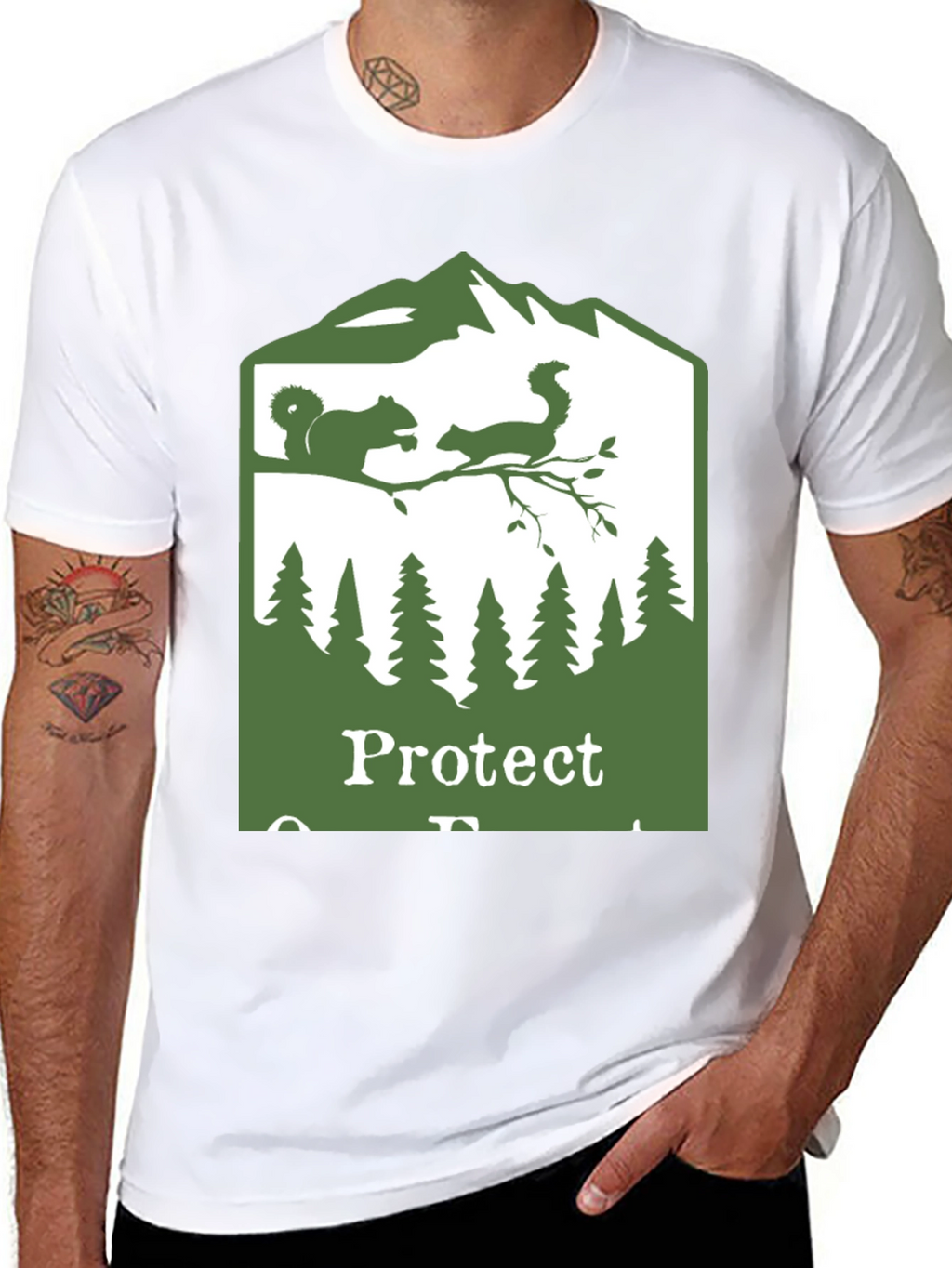 Protect Our Forests Black T-Shirt