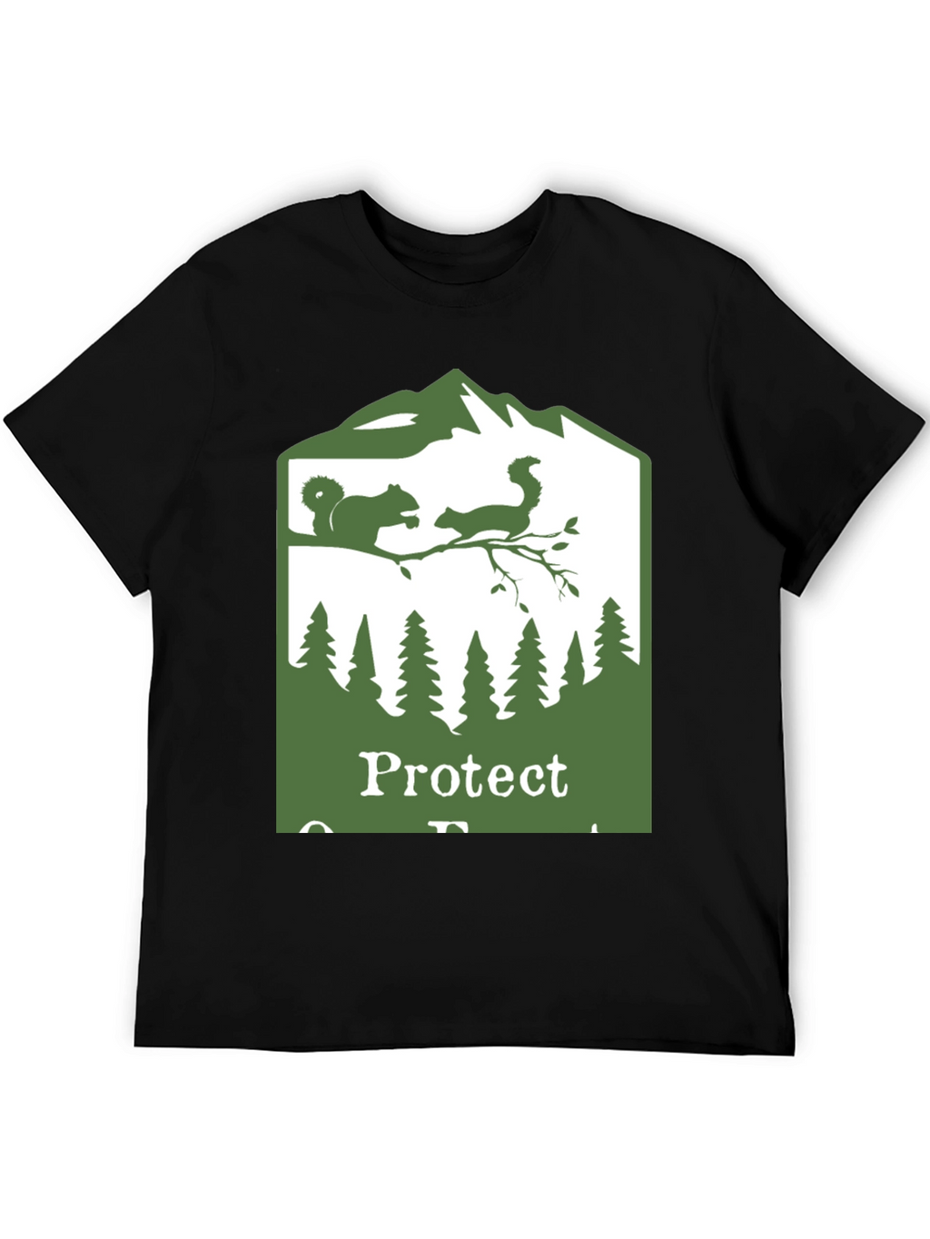 Protect Our Forests Black T-Shirt