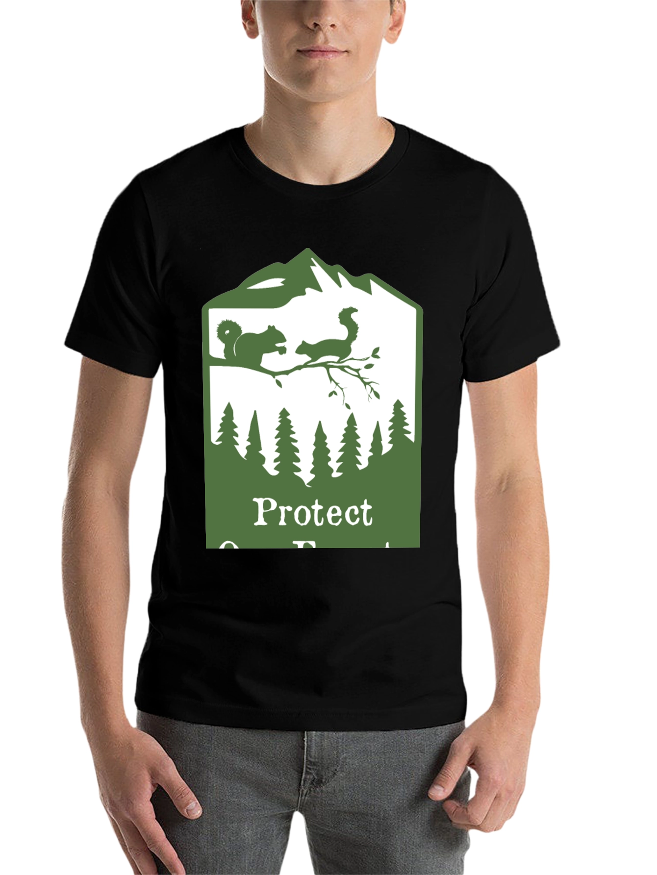 Protect Our Forests Black T-Shirt