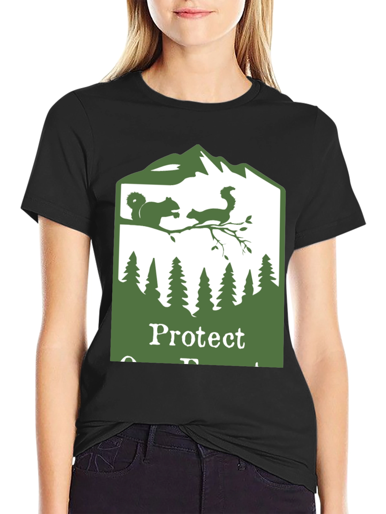 Protect Our Forests Black T-Shirt