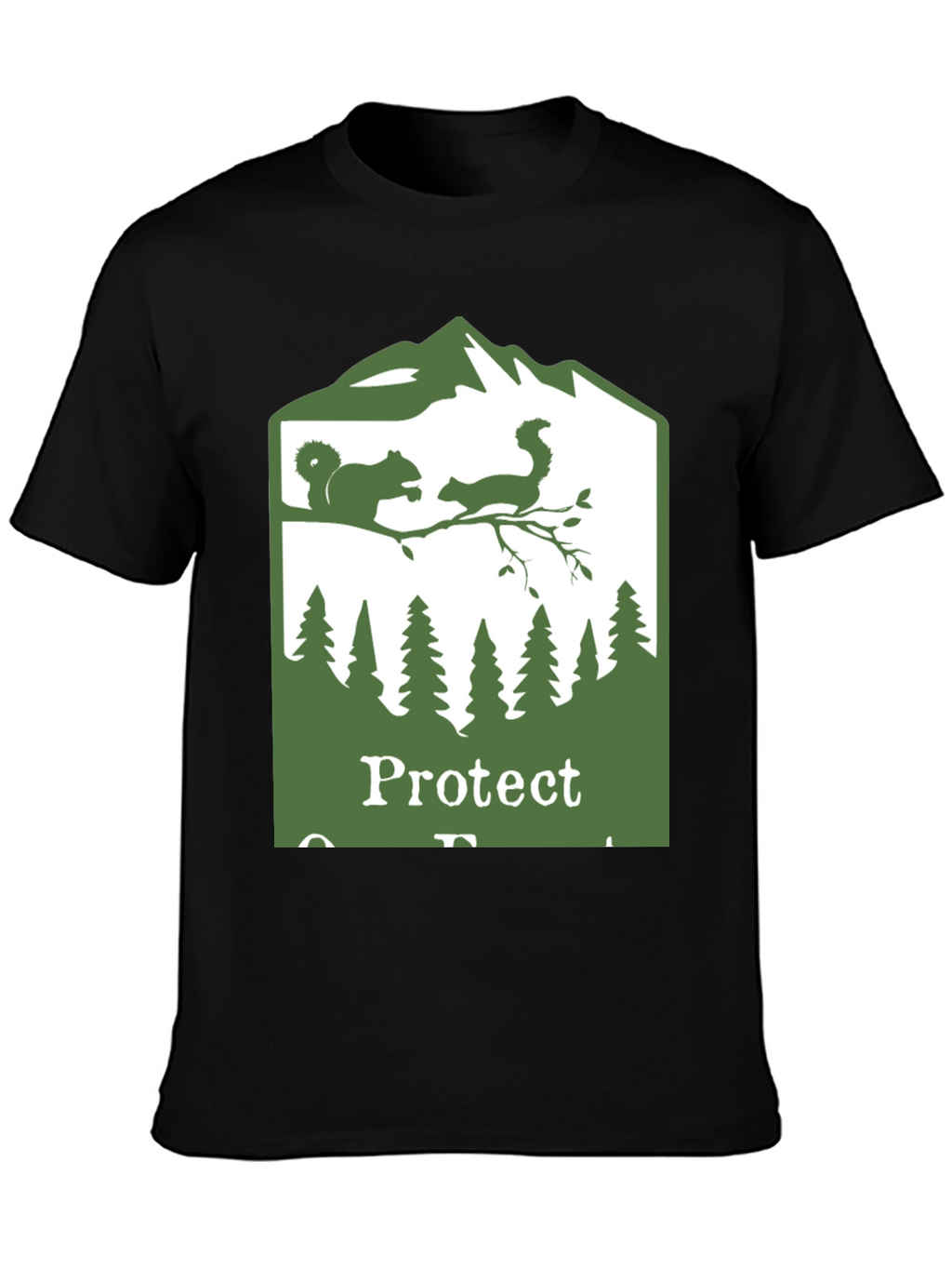 Protect Our Forests Black T-Shirt