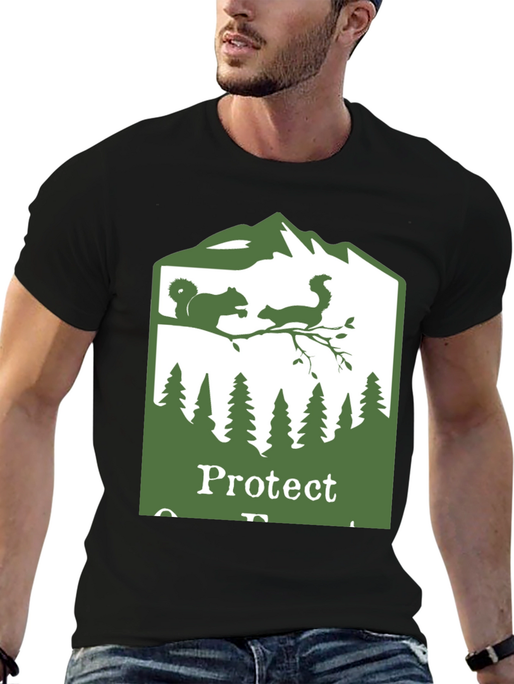 Protect Our Forests Black T-Shirt