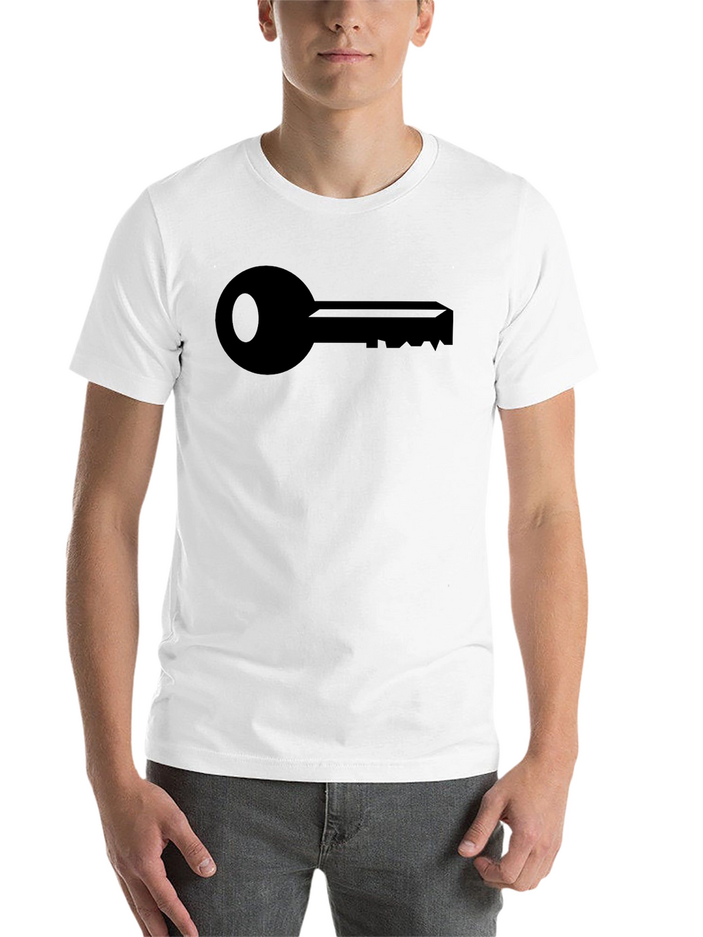 Key Graphic Black T-Shirt - Classic Design