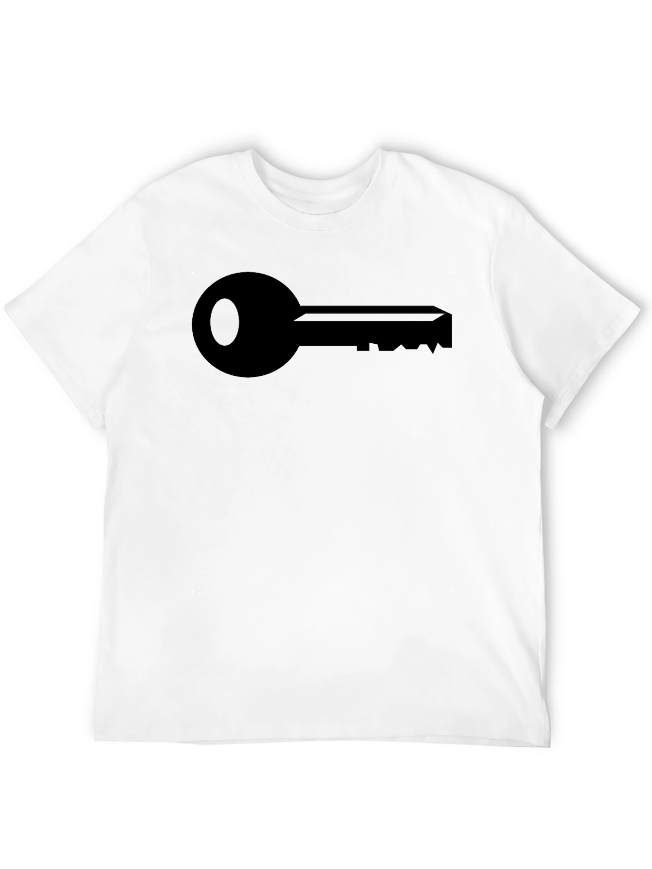 Key Graphic Black T-Shirt - Classic Design