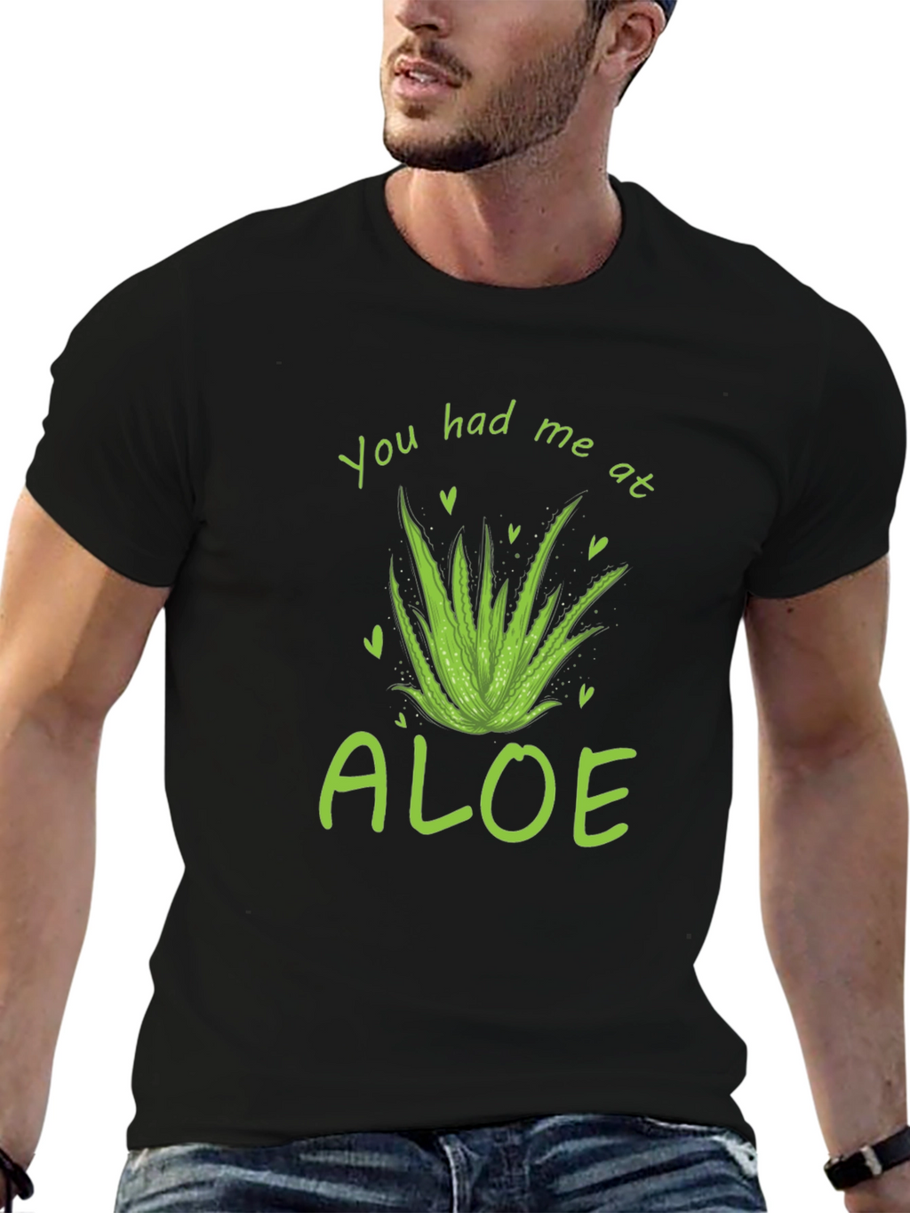 You Had Me At Aloe T-Shirt - Black