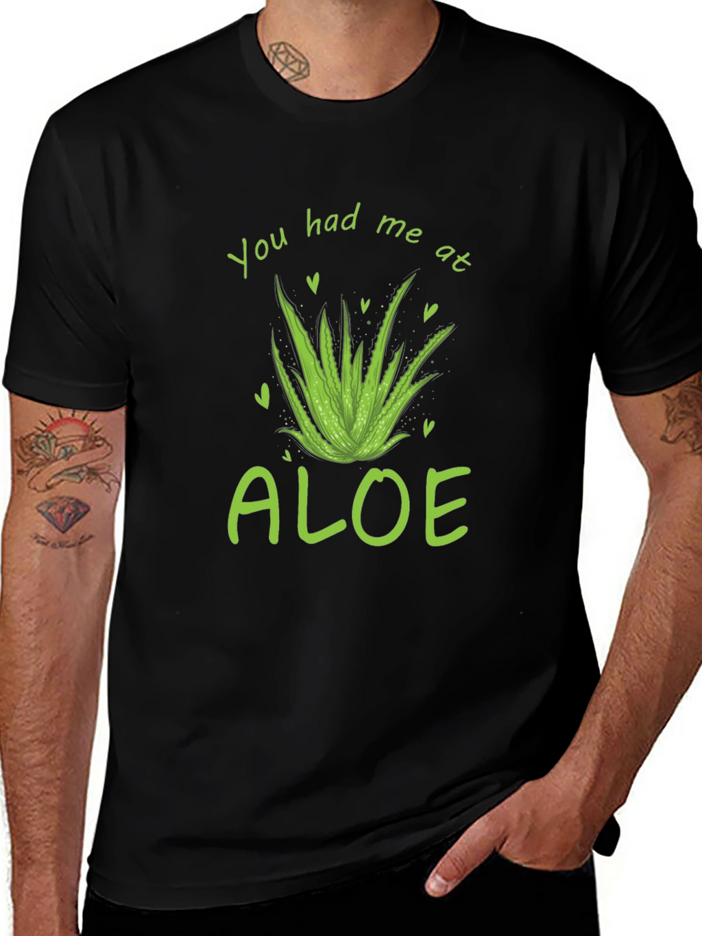 You Had Me At Aloe T-Shirt - Black