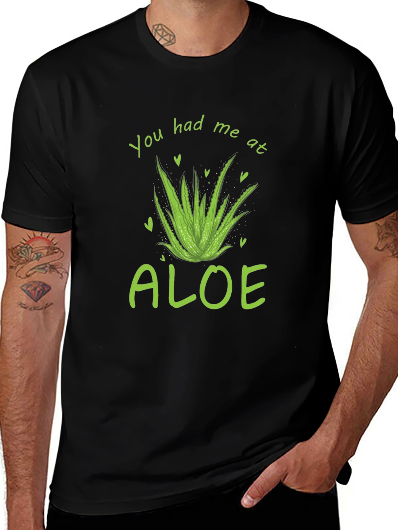 You Had Me At Aloe T-Shirt - Black