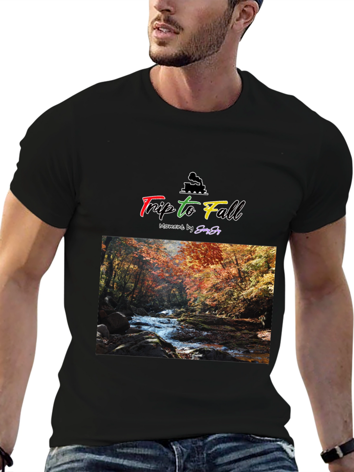 Trip to Fall T-Shirt - Nature Stream Design