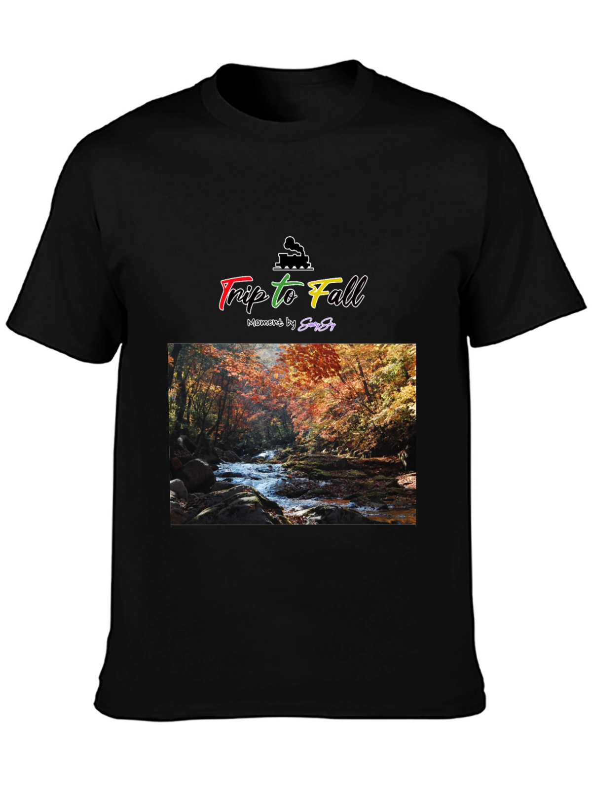 Trip to Fall T-Shirt - Nature Stream Design