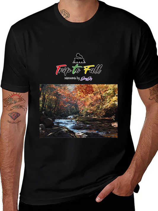 Trip to Fall T-Shirt - Nature Stream Design
