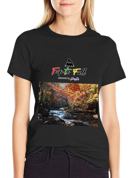 Trip to Fall T-Shirt - Nature Stream Design