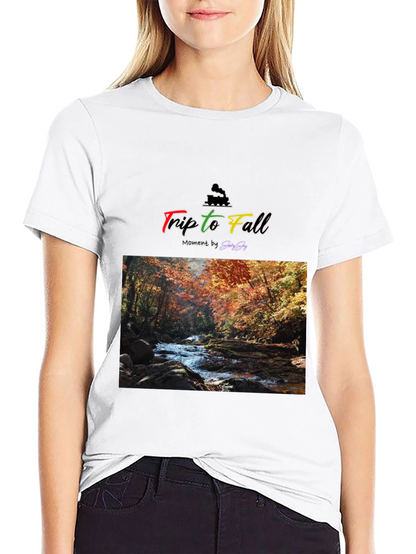 Trip to Fall T-Shirt - Nature Stream Design