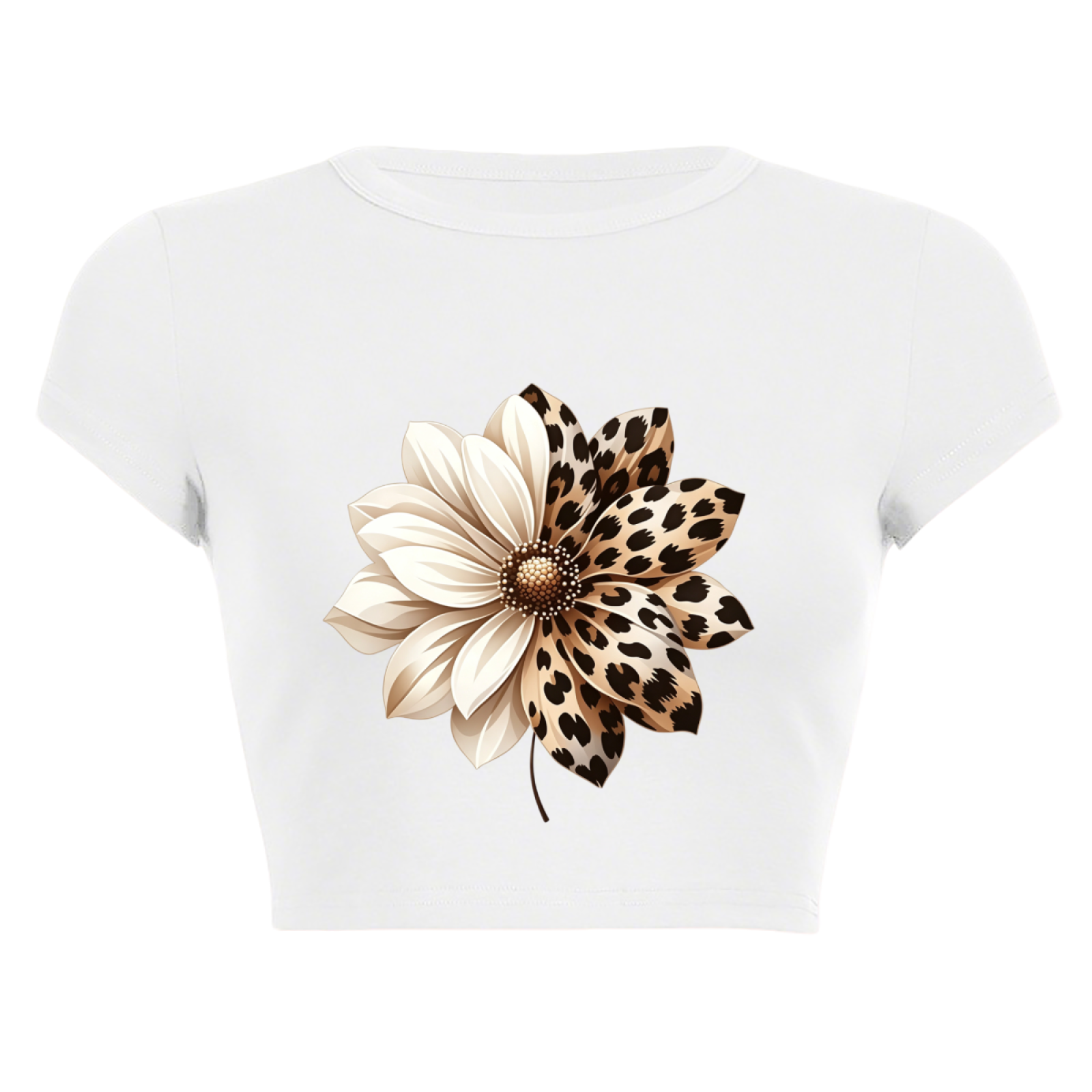 Minimal Graffiti Love Bright Red Crop Tee