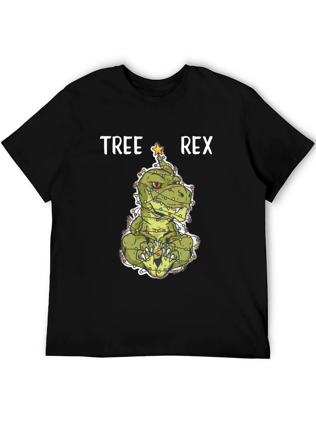 Tree Rex Christmas T-Shirt - Holiday Dinosaur Tee